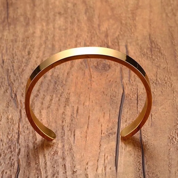 Personalized Custom made 18k Gold Bracelets Bangle - Picture 9 of 12